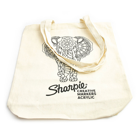 Torba bawełniana Słoń do kolorowania gratis