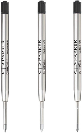 Wkład do długopisu Parker Czarny (M) blis. 3szt - 2119151