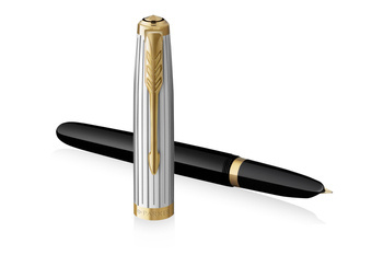 Pióro Wieczne Parker 51 Premium Czarne GT F - 2169030