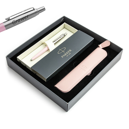 Długopis Parker Jotter Originals różowy PINK z grawerem z grawerem / etui / zestaw prezentowy dla niej