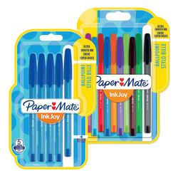 Zestaw długopisy Paper Mate InkJoy 10 kolorów i długopisy niebieskie 5 sztuk