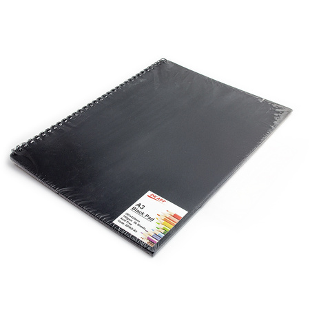 Blok czarny twarda oprawa A3