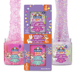 Gotowe SLIME ELMERS Party Animals w zakręcanym pojemniku 2x 236 ml - 2162070