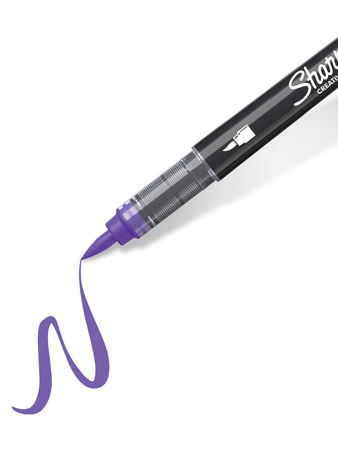 Marker akrylowy Sharpie Liliac (fioletowy) - pędzelkowa końcówka, 1 szt. - 2218116