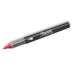 Marker akrylowy Sharpie Red (czerwony) - pędzelkowa końcówka, 1 szt. - 2218113