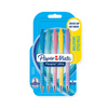 Długopis Paper Mate Flexgrip Ultra Pastel RT 1,0mm Czarny 5 szt. - 2152934