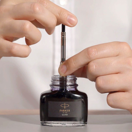 Atrament Parker Quink W Butelce CZARNY - 1950375