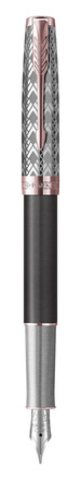 Pióro wieczne SonnetT Premium Metal & Grey PGT (F) 18K z grawerem