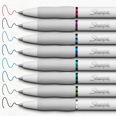 Sharpie S-GEL Długopisy żelowe Mix Kolorów 8 sztuk. - 2208551
