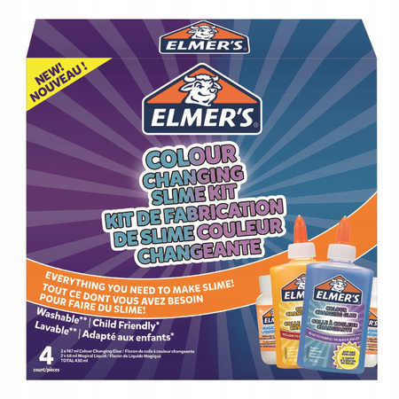 Zestaw do robienia slime Elmer's COLOR CHANGING zmieniający kolor - 2109487