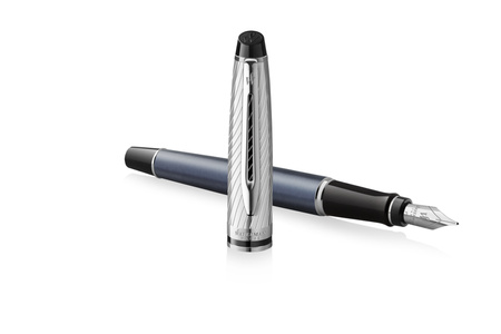 Pióro wieczne Waterman Expert Deluxe Metalic Grafitowy CT (F) - 2187688