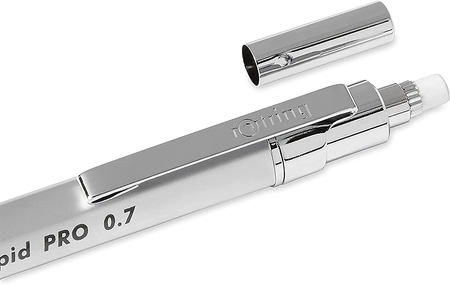 Rotring Rapid Pro precyzyjny ołówek 0,7 srebrny 1904256