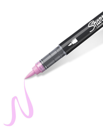 Marker akrylowy Sharpie Rose Pink (różówy) - pędzelkowa końcówka, 1 szt. - 2218067