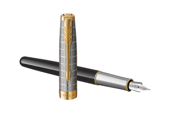 Pióro wieczne Sonnet Premium Metal & Black GT (F) 18K - 2119784