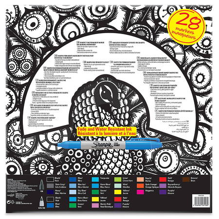 Marker Sharpie Fine Zestaw 28 kolorów – paw – 2058158