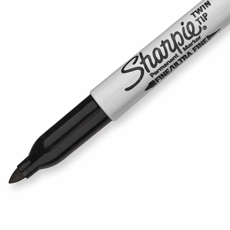 Marker Sharpie Twin Tip czarny (blister 2) - 1986454