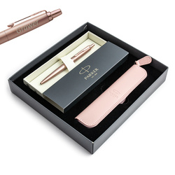 Długopis Parker Jotter Monochrome XL Różowy PGT z grawerem / etui / zestaw prezentowy