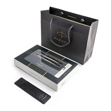 Zestaw Parker Ołówek i Długopis Jotter Stainless Steel CT z etui i torebką prezentową