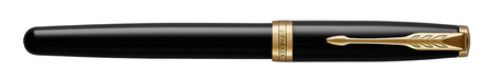 Pióro Wieczne Parker Sonnet Black Lacquer GT (M) Gift Box - 19341459