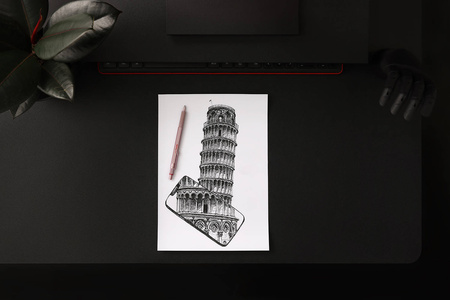 Długopis Profesjonalny Rotring RO 600 metalowy, rose gold 2183912