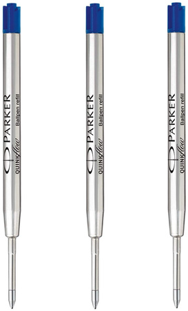 Wkład do długopisu Parker Niebieski (M) blis. 3szt - 2119152