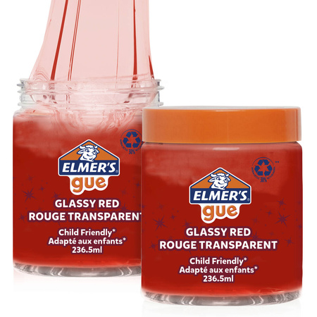 Gotowy SLIME ELMERS w zakręcanym pojemniku czerwony 236 ml - 2162069