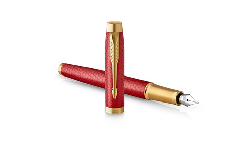 Zestaw Świąteczny Długopis Parker IM Red GT w pudełku z torebką prezentową