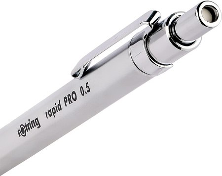 Ołówek automatyczny Rapid Pro - Rotring - 0,5 mm, srebrny 1904255