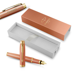 Pióro wieczne Parker IM Rituals Orange (M) z grawerem