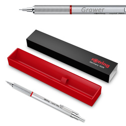 Ołówek automatyczny Rapid Pro - Rotring - 0,5 mm, srebrny 1904255 z Grawerem