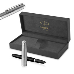 Pióro Wieczne Parker 51 Black CT (F) z grawerem