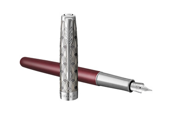 Pióro wieczne Sonnet Premium Metal & Red CT (F) 18K - 2119650