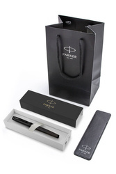 Zestaw pióro kulkowe Parker IM Achromatic w etui z torebką na Prezent