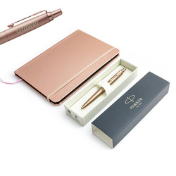 Zestaw prezentowy długopis Parker Monochrome róż 2122755 z notatnikiem z Grawerunkiem