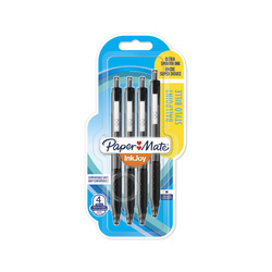 Długopis Paper Mate InkJoy 300RT Czarny 4 szt. - 1956565