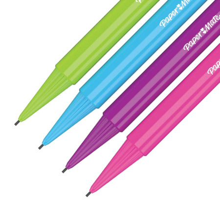 Ołówek auto. Paper Mate Non-Stop | 0,7 mm | HB #2 | NEON MIX | 10 sztuk - 2027756