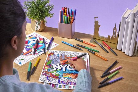 Flamastry Paper Mate Flair | końcówka medium (0,7 mm) | metaliczne | 12 sztuk - 2137362