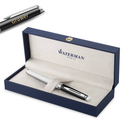 Pióro wieczne Waterman HÉMISPHÈRE COLOR-BLOCK BLACK-WHITE (F) z grawerem