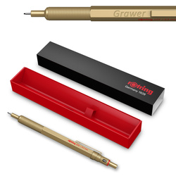 Ołówek automatyczny Rotring 600 0.5 Złoty z grawerem