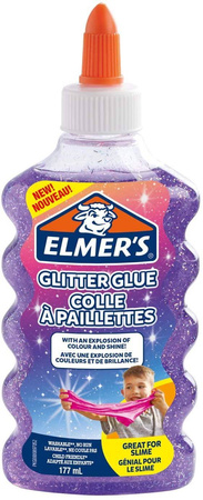 Elmer's Glitter Glue klej z brokatem fioletowy - 2077253