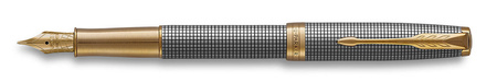 Pióro Wieczne Parker Sonnet Premium Chiselled Silver GT (F) - 1931489