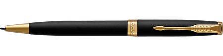 Długopis Parker Sonnet Matte Black GT z grawerem