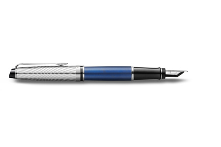 Pióro wieczne Waterman Expert Deluxe Metalic Niebieski CT (M) - 2187681 z Grawerem