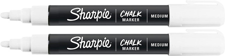 Markery kredowe Sharpie Białe 2 szt - 2157734