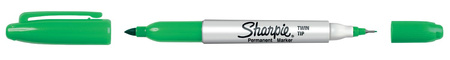 Marker Sharpie Twin Tip zielony 1szt.