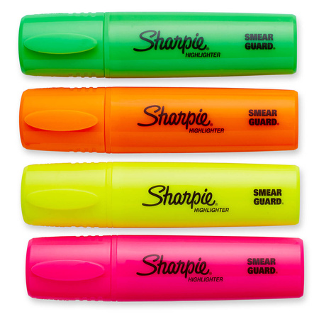 Markery Sharpie Fluo XL Highlighter Blister Pack 4 szt.