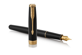 Pióro Wieczne Parker Sonnet Black Lacquer GT (M) Gift Box - 19341459