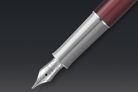 Pióro wieczne Sonnet Premium Metal & Red CT (F) 18K z grawerem