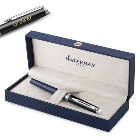 Pióro wieczne Waterman Hémisphère Black-Blue CT (M) - 2202848 z Grawerem
