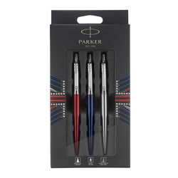 Zestaw Parker Długopis Jotter Kensington Red Ct i Długopis Żelowy Jotter Royal Blue Ct i Ołówek Automatyczny Stainless Steel Ct - 2032740